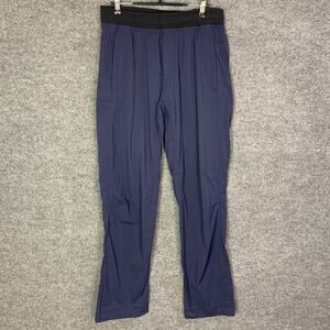 Lululemon Men’s Sz M Dance Studio Pants Striped‎ Blue Outdoors Athletic